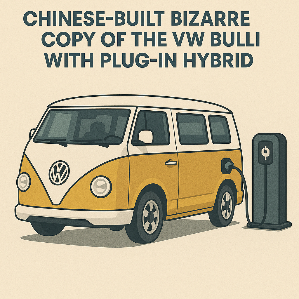 Chinese build bizarre copy of the VW Bulli with plug-in hybrid